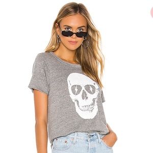 Lightning skull tee by Chaser